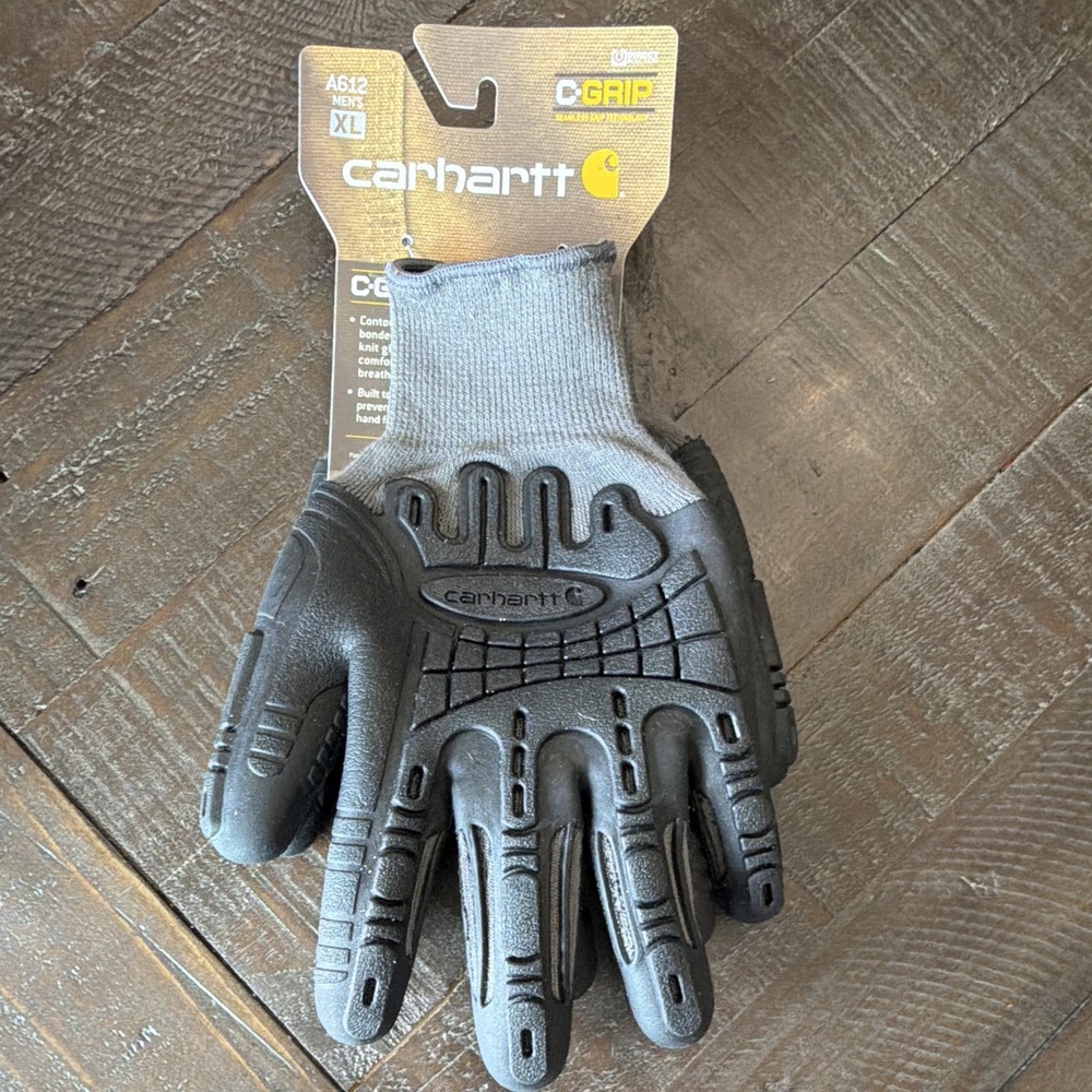 Carhartt C-Grip Impact Work Gloves A612 Men's XL Nylon Cotton Spandex